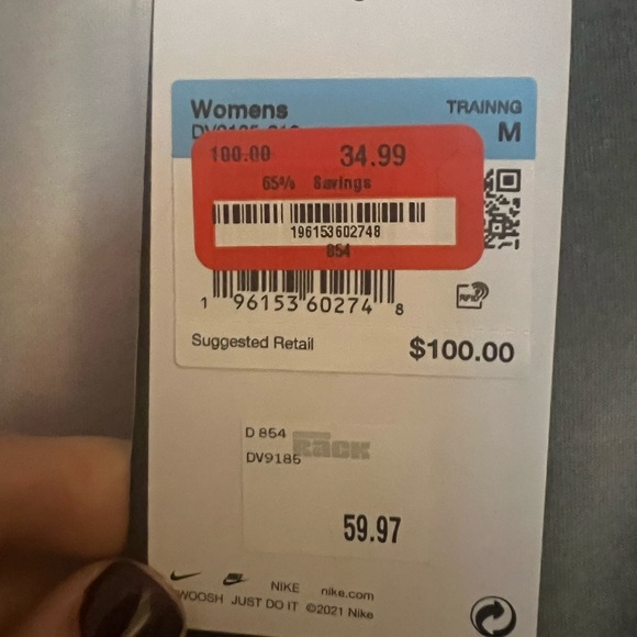 Tie dye Nike Crop Sweater - Picture 3 of 3